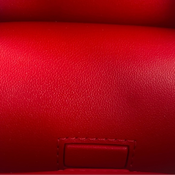 Heart & Flowers Kate Spade Coated Canvas Red Leather Trim ready for Spring NWT - Picture 7 of 12